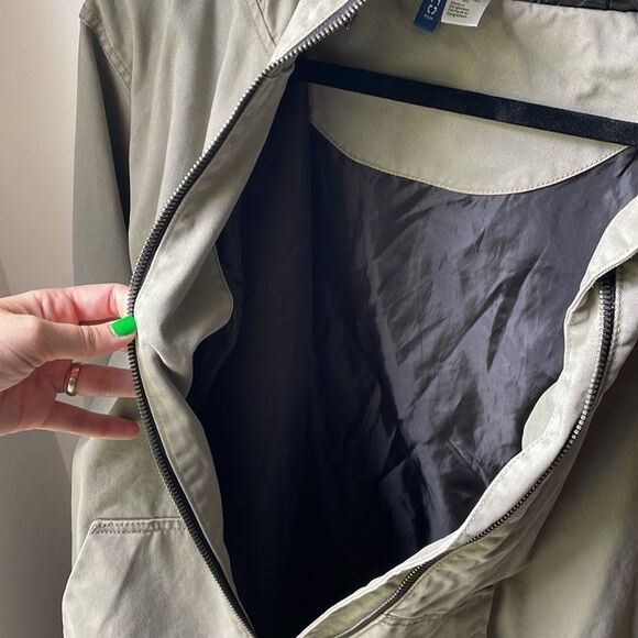 H&M DIVIDED windbreaker overcoat jacket - Picture 5 of 8